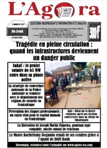 L’Agora N°5372 du Jeudi 30 Avril 2026